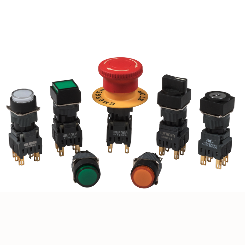 Stackable Switches and Indicators